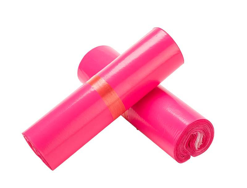 金寨玫红色快递袋-02